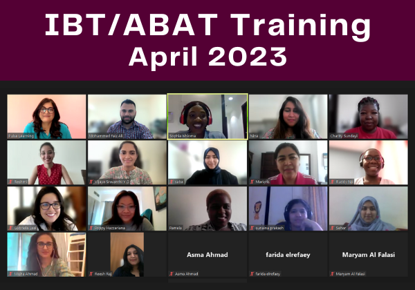 Congrats to IBT and ABAT participants of April 2023